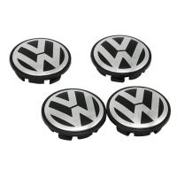 4ชิ้น65มม. ล้อศูนย์ดุมล้อสำหรับ VW Passat GTI กอล์ฟด้วงโบราขอบล้อศูนย์โลโก้รถที่มีสไตล์