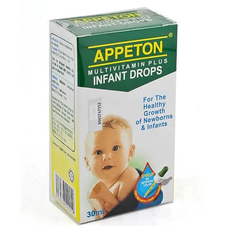 Appeton Multivitamin Plus Infant Drops 30ml | Lazada