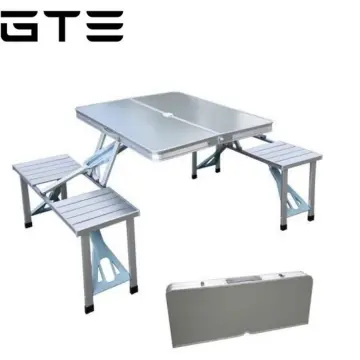 Aluminium folding picnic 2025 table and chairs