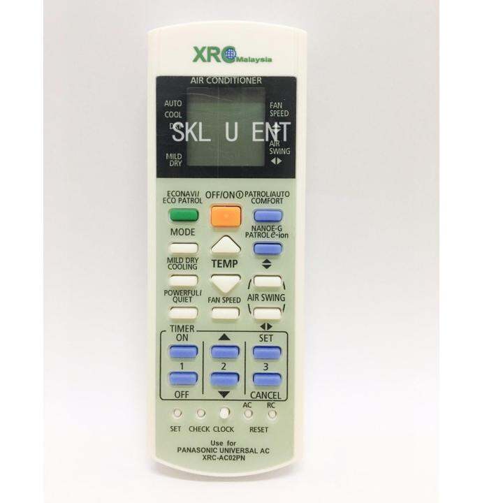 PANASONIC UNIVERSAL AIRCOND REMOTE CONTROL Lazada