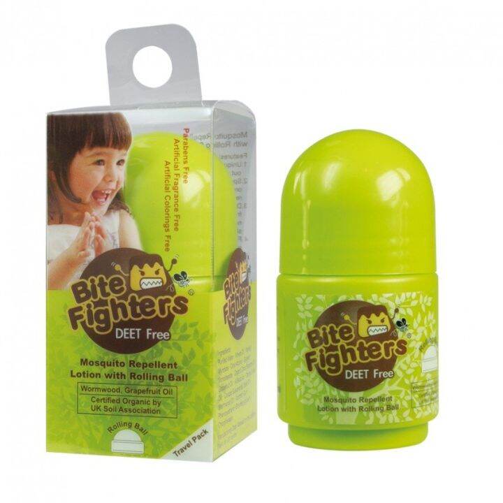 Bite Fighter Organic Mosquito Repellent Lotion With Rolling Ball 30ml