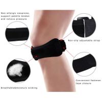 [Clearance Promotion]Compression Patella Strap Non-Slip Adjustable Knee Support Brace Pads (Black)