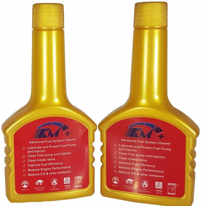 KM+ Fuel Injector Cleaner ( EcoFriendly) 2 bottles. Official Store