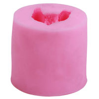 Woodrowo I.j Shop  LALANG Bear Silicone Soap Mold Fondant Cake Decorating Chocolate Food Mold Pink
