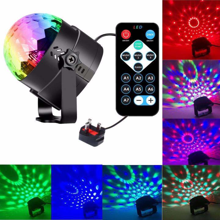 Music Party Light Disco Party Light 7 Colors Strobe Light Holiday Party