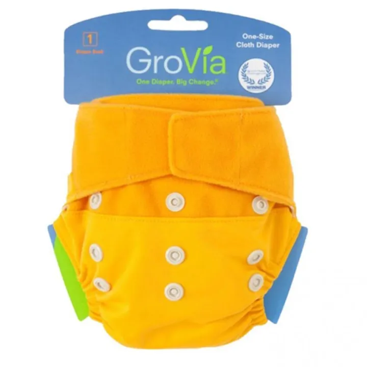 GroVia Shell Cloth Diaper Pants Mandarin - eco friendly - Reusable- not  disposable-best diaper- best cloth diaper Baby Diaper washable | Lazada