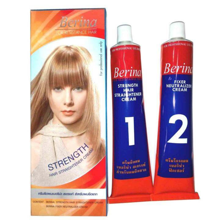 Berina Hair Straightener Cream Original Lazada