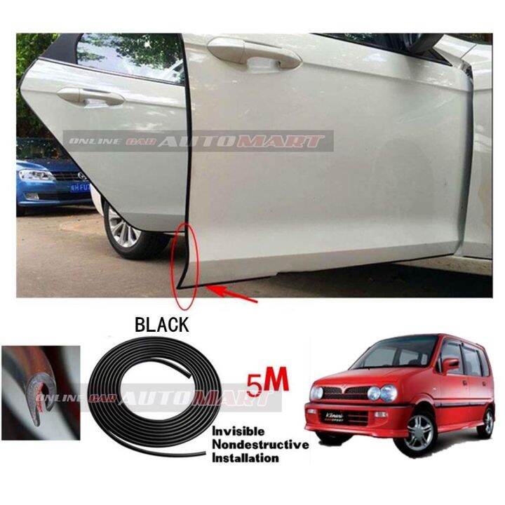 Perodua Kenari 16FT/5M (BLACK) Moulding Trim Rubber Strip Auto Door