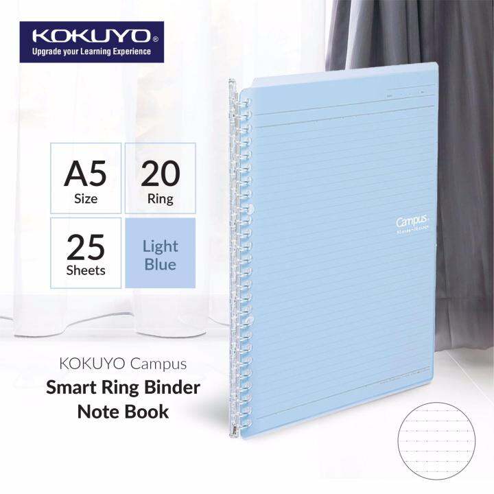 Kokuyo RUSP130NLB Campus Smart Ring Binder Notebook A5 (Refillable
