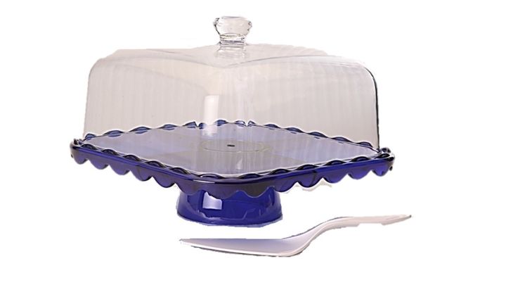 Emily Design Glass Effect Acrylic Round Cake Stand from £34.00