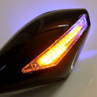 คู่กระจกเงาสีดำสัญญาณเลี้ยว LED แบบบูรณาการสำหรับ R1 YZF R6 02-2008