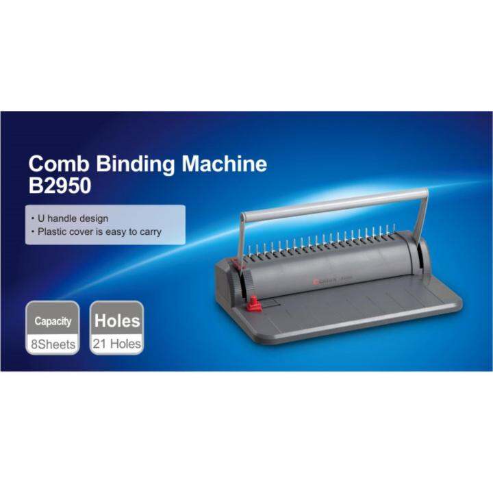 2in1 Quality Office School Home Comb Binder Binding Machine B2950 Lazada