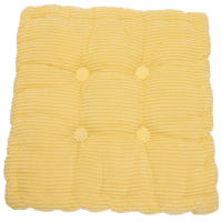 QianXing Shop LALANG Winter Chair Seat Cushion Cover Pad Soft Warm Mat Square Pad Corn Yellow