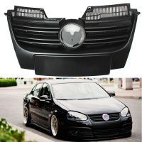 ตะแกรงกันชนกันชนส่วนบนสีดำด้านหน้าสำหรับ Vw/jetta/gti MK5 2006-2010สำหรับ GTI ABS Plastic