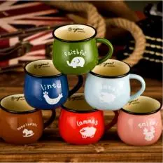 1Pc 150ml Retro Mugs Cups Tin Metal Camping Outdoor Tea Coffee Hot