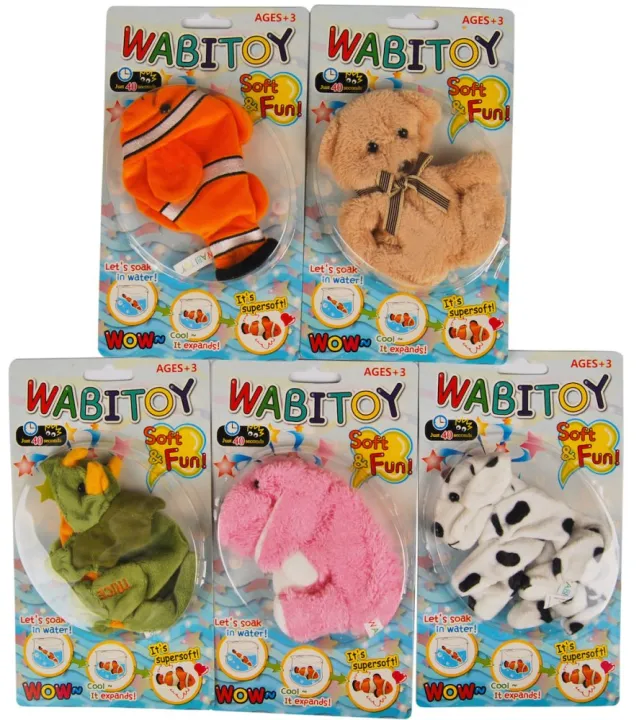 Wabitoy Water Expanding Plush Toy Set Lazada PH