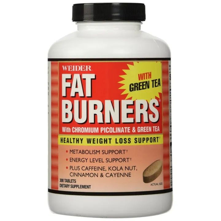 Weider Fat Burners with Green Tea, 300 Tablets Lazada PH