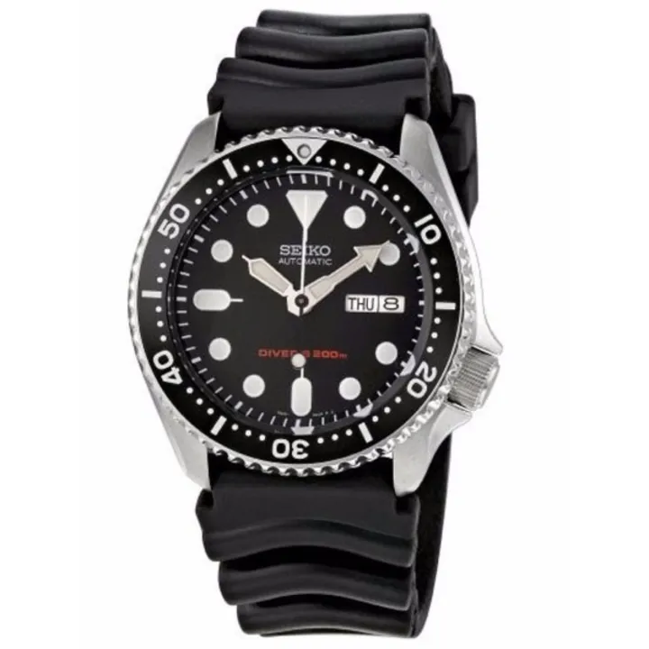 Seiko SKX013 Divers (Medium Size) (Junior Size) 200M Black Dial Rubber  Strap Automatic Watch SKX013K1 | Lazada PH