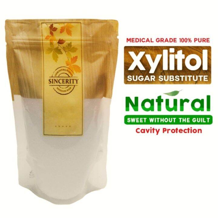 Medical Grade 100 Pure Xylitol Natural Sugar Substitute 500g (Safe For