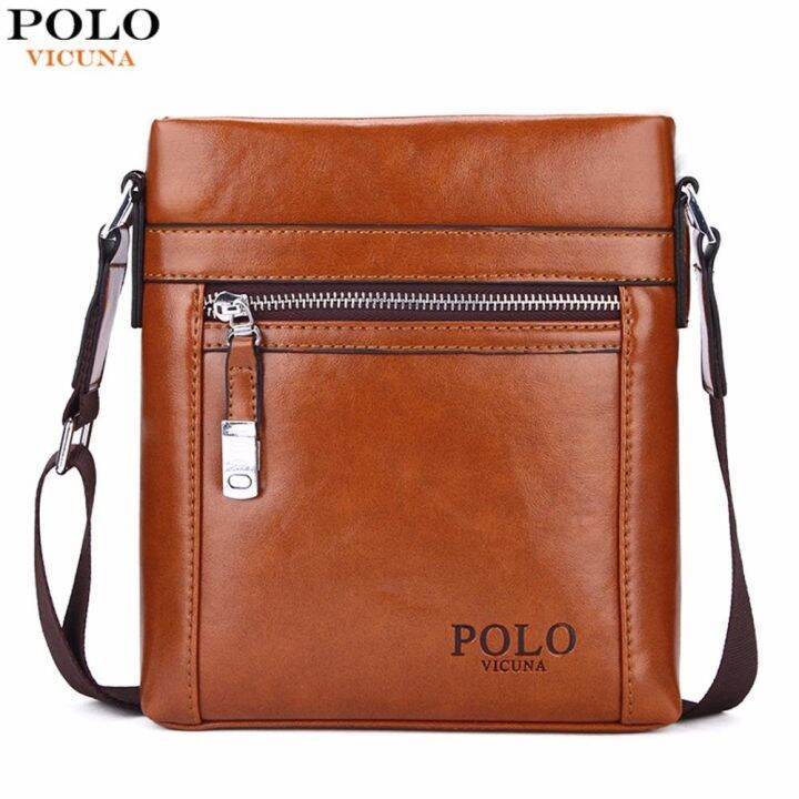 Vicuna Polo Theft Proof Crossbody Bag Khaki Lazada PH