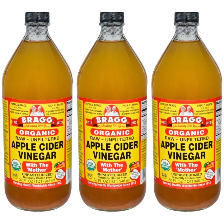 Bragg Organic Apple Cider Vinegar 946 Ml Set Of 3 Lazada Ph