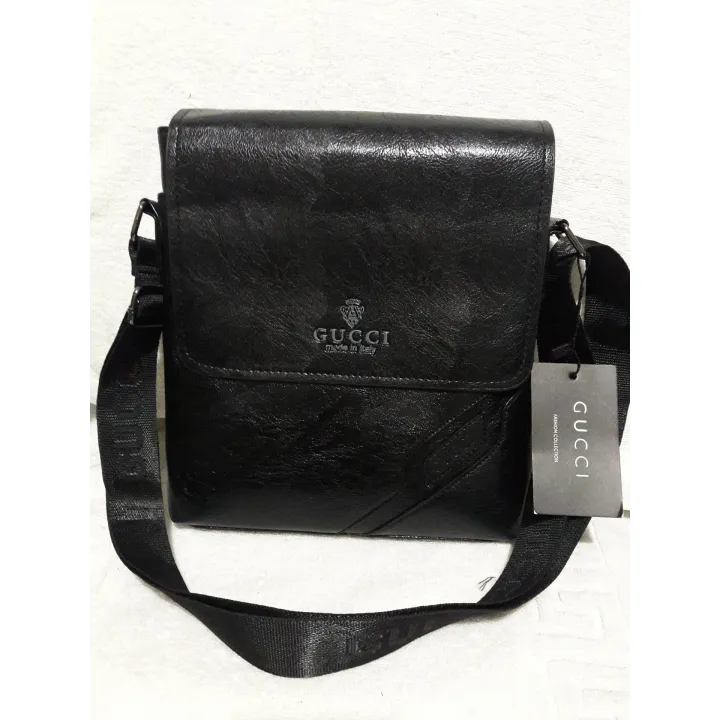 gucci messenger bag black 606-2# | Lazada PH