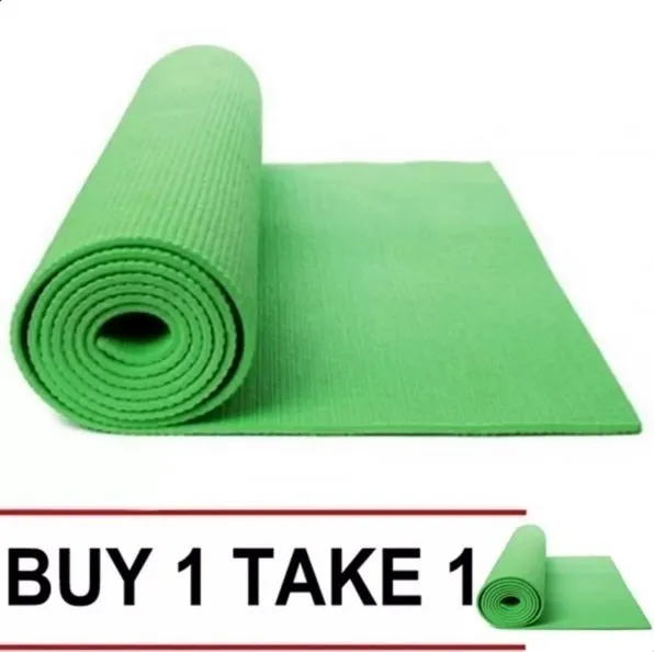 Kmk Store Quality Yoga Mat 68 X 24 Green Buy 1 Take 1 Lazada Ph