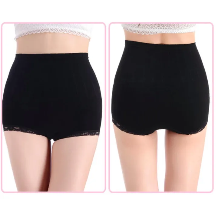 Munafie Japan Seamless Hip Abdomen Fat Burning Waist Slim Panty Girdle Black Lazada Ph