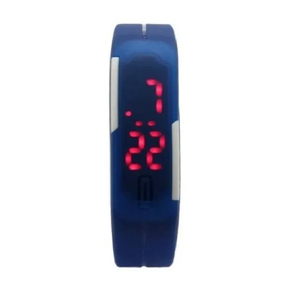 Unisex Rubber Strap LED Digital Wrist Watch (Royal Blue) Lazada PH
