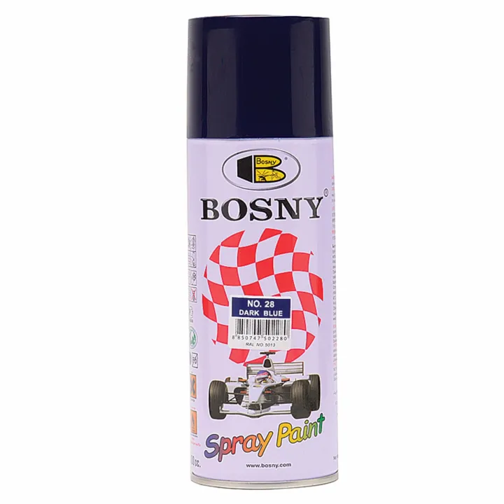 Bosny Spray Paint 28 Dark Blue Lazada PH