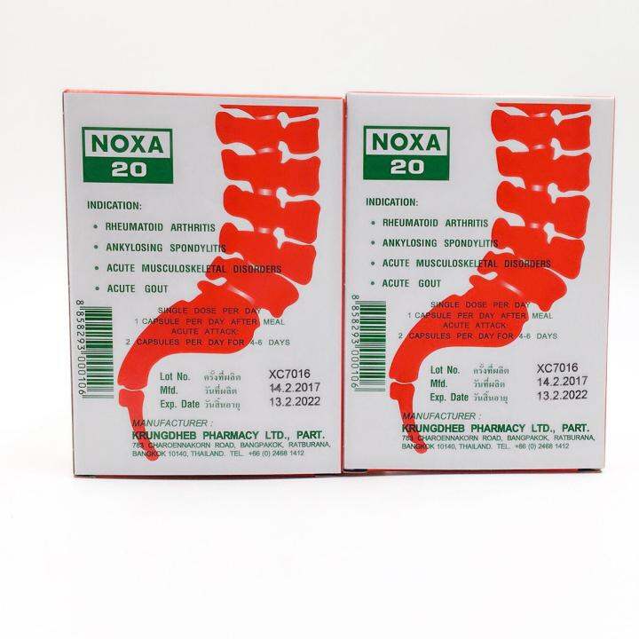 Noxa 20 Arthritis Capsules 10 capsules set of 2 boxes | Lazada PH