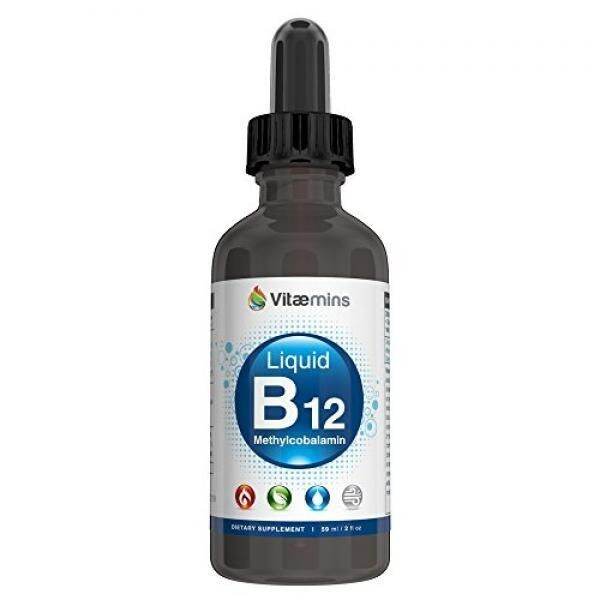 Liquid Vitamin B12 (Methylcobalamin) Fast Absorbing Sublingual Drops EnergyConcentration