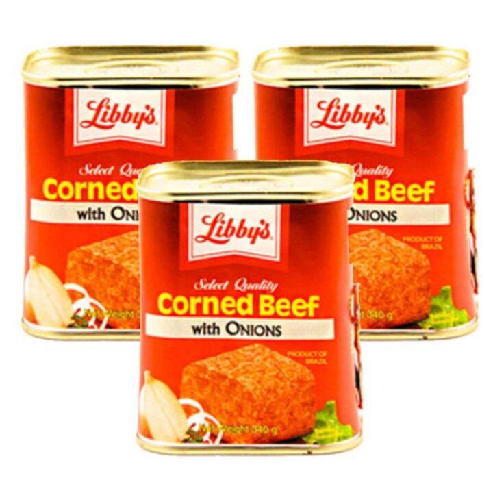 Libby's Corned Beef with Onions 3 Pack (340g Per Can) Lazada PH