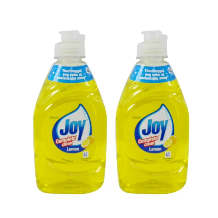 Joy Dishwashing liquid lemon 250ml 093767 2's Lazada PH