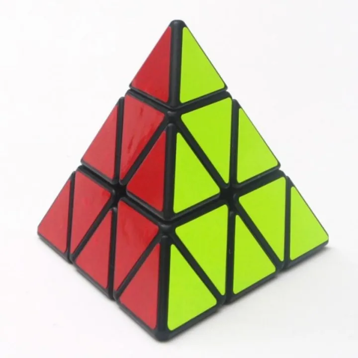 EverSpeed Pyraminx Pyramid Triangle Rubik's Smooth Magic Cube Black ...