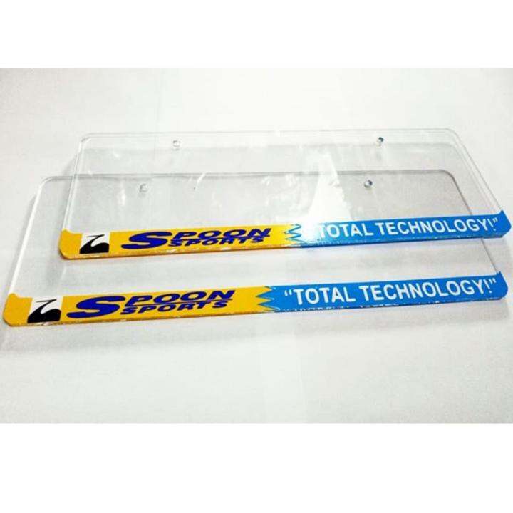 SPOON SPORTS LICENSE PLATE COVER Lazada PH