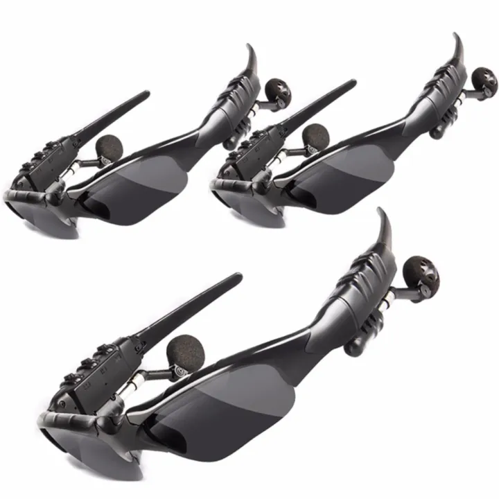 Kingdo Headset Sunglasses MP3 Player with Bluetooth Sun Glasses set of