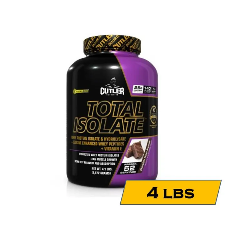 Cutler Nutrition Total Isolate FastAbsorbing Lean Muscle Protein Shake