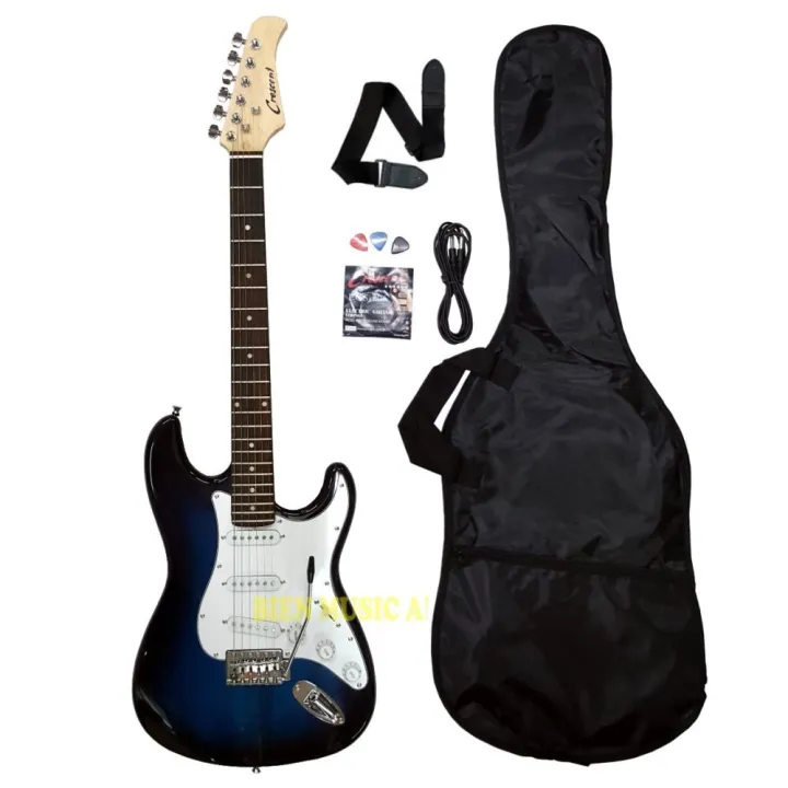 Crescent Stratocaster High Quality Electric Guitar (Blue) | Lazada PH