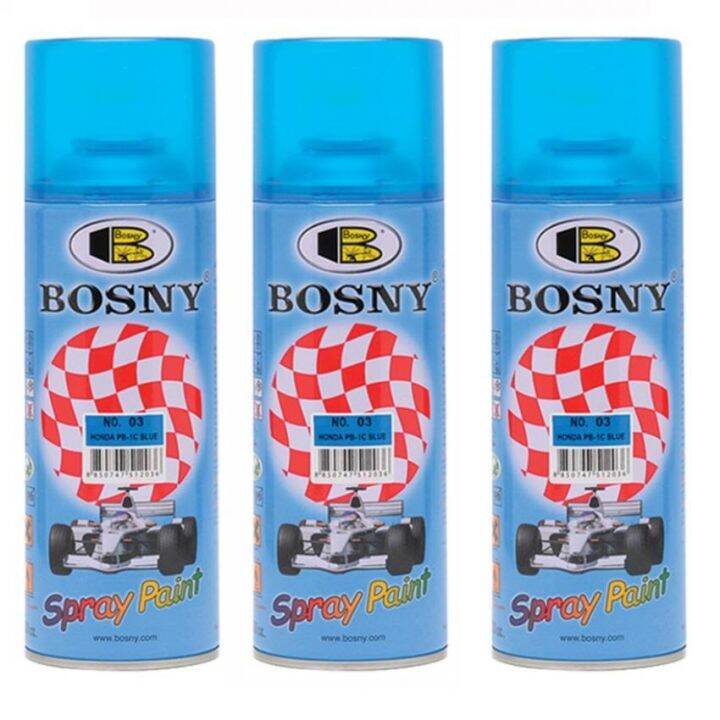 Bosny Spray Paint No Honda Blue Candy Tone Set Of Lazada Ph