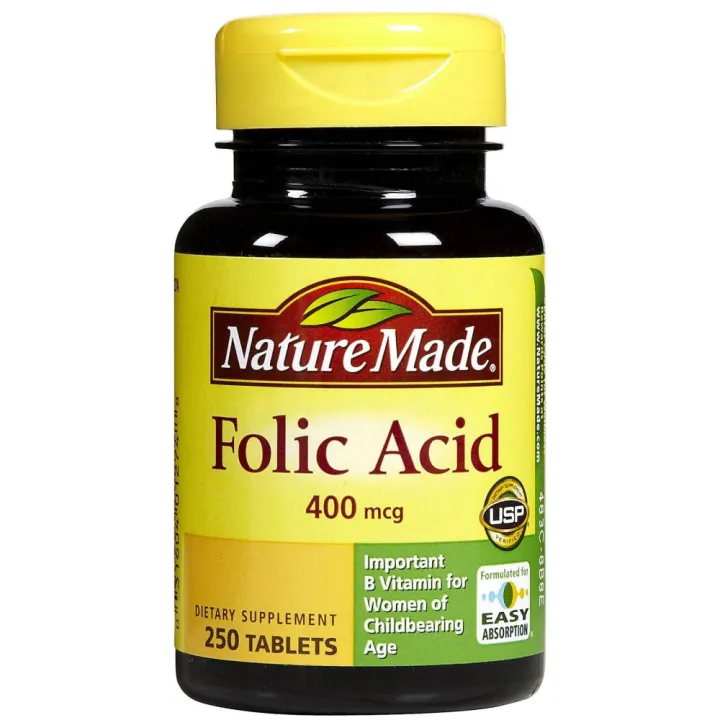 Nature Made Folic Acid 400mcg, 250 Tablets | Lazada PH