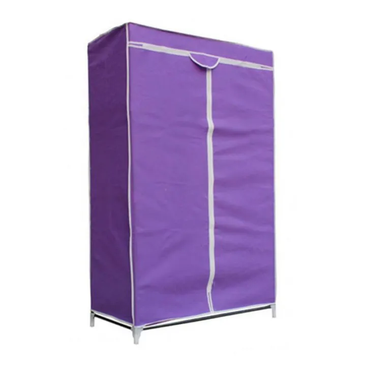 Storage Wardrobe and Clothes organizer (Violet) Lazada PH