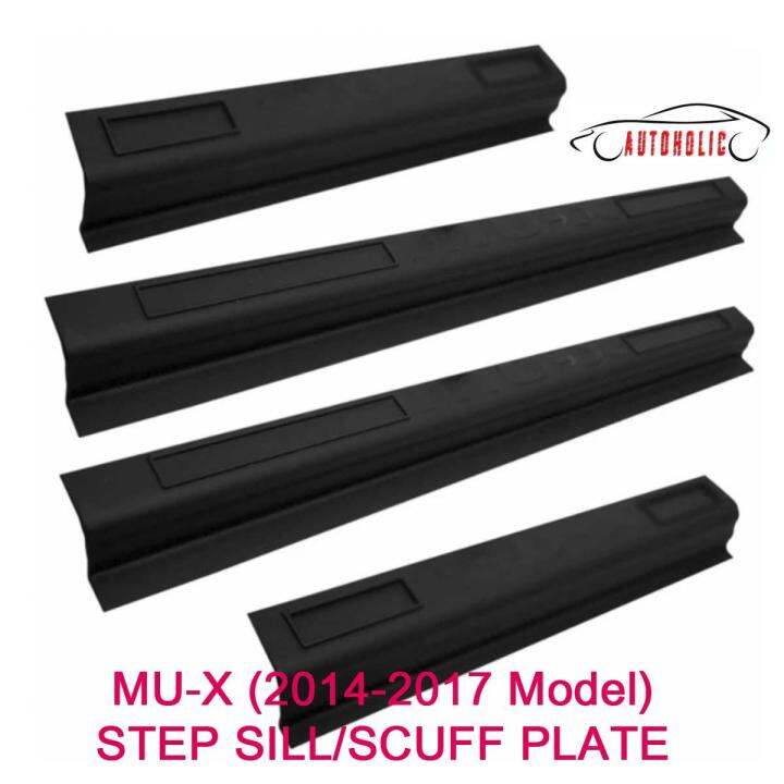 Isuzu MUX MUX (20142017 Model) Side Step Sill Scuff Plate (Black
