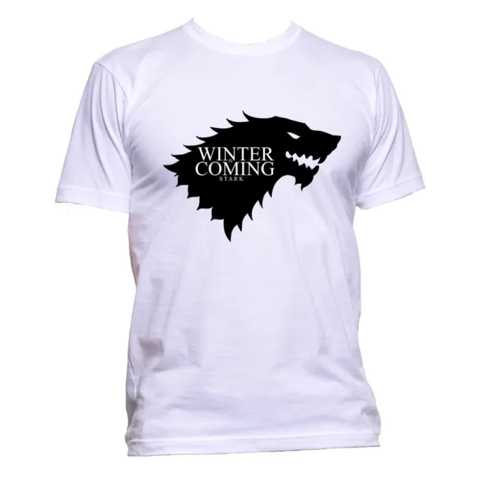 Fan Arena Game of Thrones House Stark Winter is coming T-Shirt (White ...