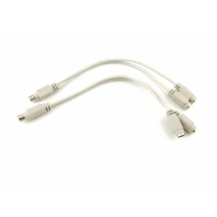 2pcs PS2 Male to 2x Female PS2 Y Splitter for Keyboard and Barcode Scanner Lazada PH