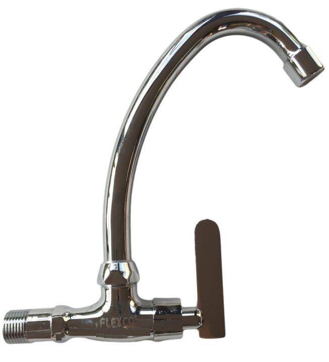 Flexco Premium Goose Neck Faucet with Blister (WALL TYPE) FC2028