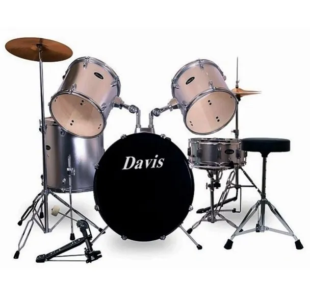Davis DRS08 Drum Set (Silver) Lazada PH