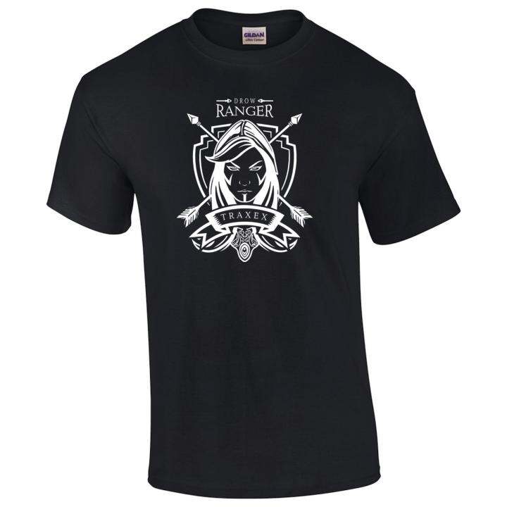 iGPrints Drow Ranger DOTA 2 Classic Design Shirt T-Shirt (Black ...