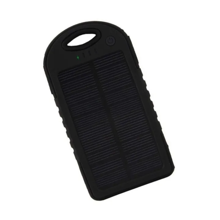 Auxis Solar Charger 108000 mAh LED Power Bank with Flashlight (Black ...