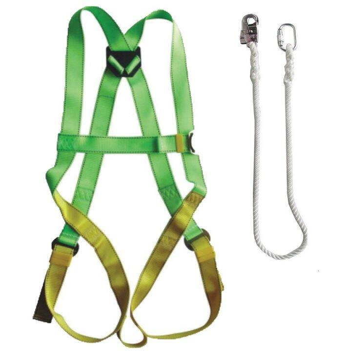 Adela CE Approve Full Body Safety Belt Harness FBH with Hook Lanyard